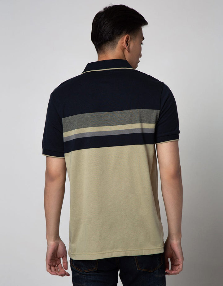 Walrus Kaos Polo Salur Neck Stripe
