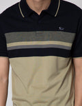 Walrus Kaos Polo Salur Neck Stripe