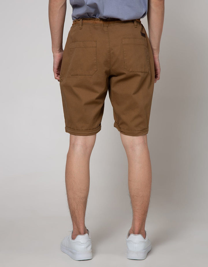 Details Short Pants Crop Drawstring Twilltape On Waist