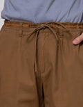 Details Short Pants Crop Drawstring Twilltape On Waist