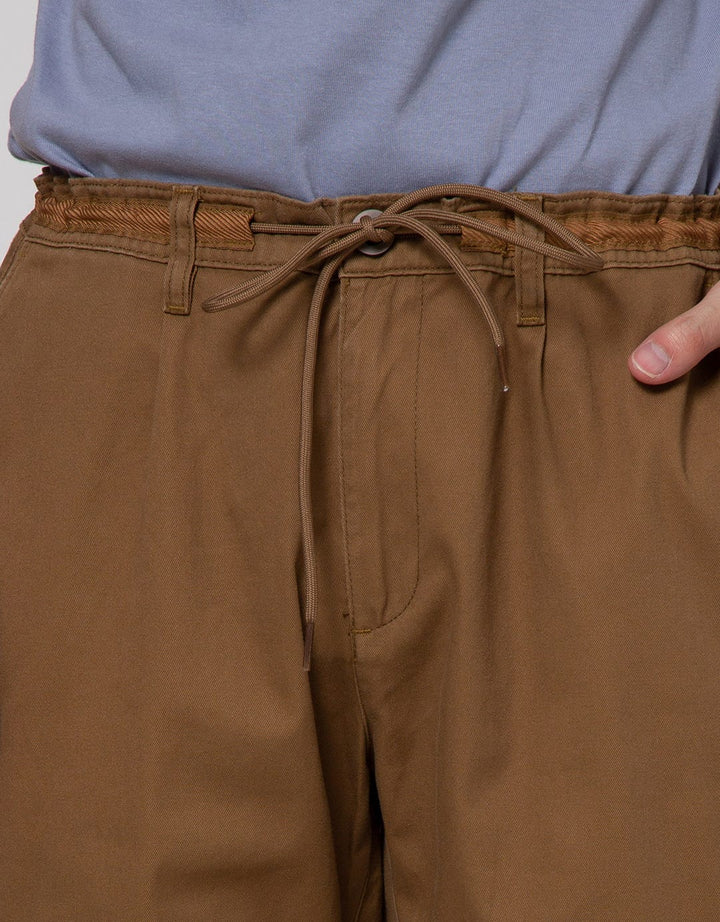 Details Short Pants Crop Drawstring Twilltape On Waist