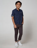 Little M Short Sleeve Shirt Kotak Chest Pocket