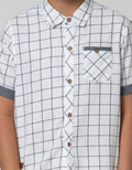 Little M Short Sleeve Plaid Shirt