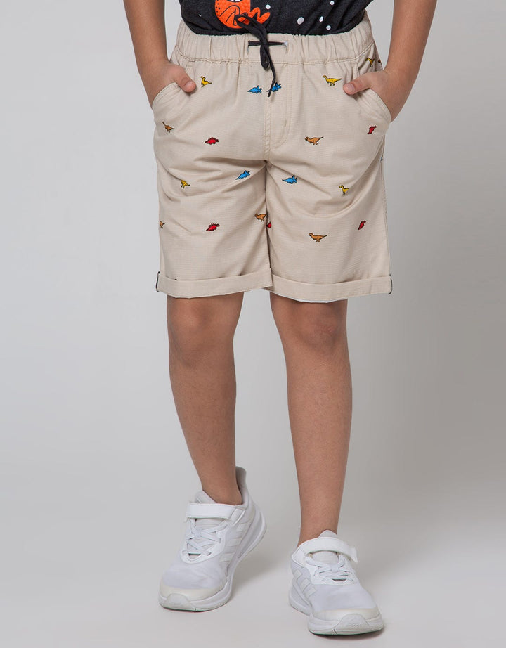 Little M Short Pants Woven Basic Dino