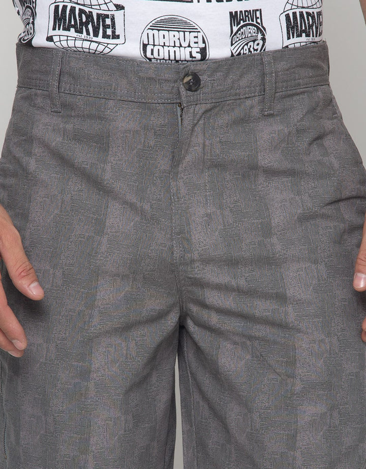 Cole Bermuda Pants Printed Matt With Vertical Pocket