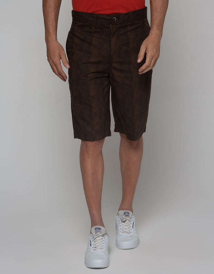 Cole Bermuda Pants Printed Matt With Vertical Pocket