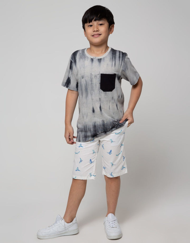 Nevada Short Sleeve T-Shirt Tie Dyed Rotary W Pocket T-Shirt