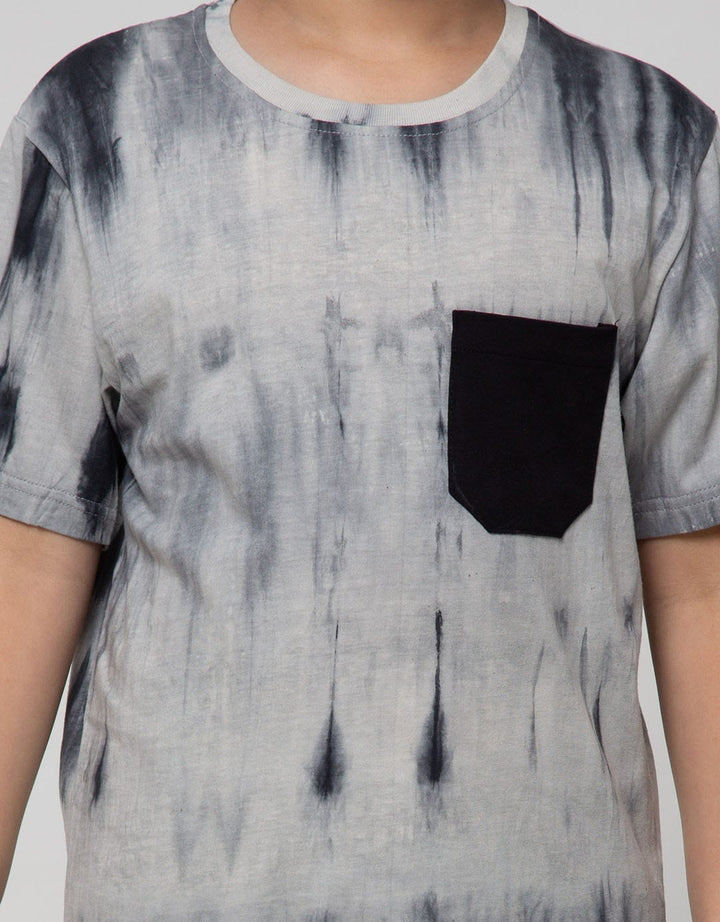 Nevada Short Sleeve T-Shirt Tie Dyed Rotary W Pocket T-Shirt