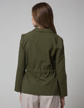 Connexion Drawstring Waits Outer Wanita