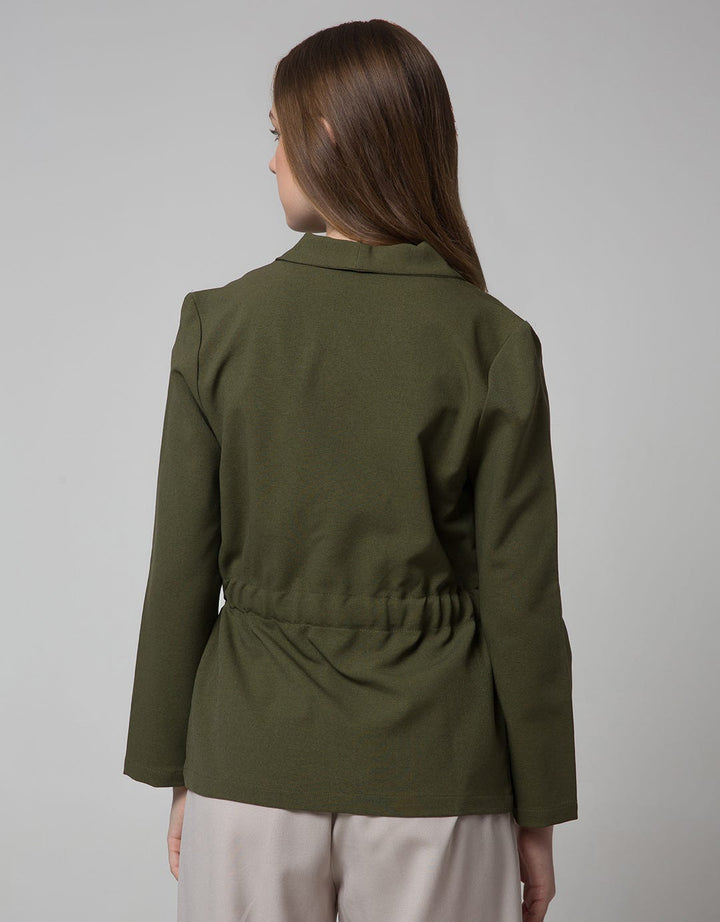 Connexion Drawstring Waits Outer Wanita