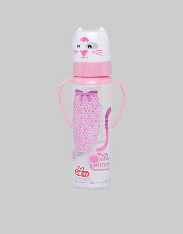 Pipiniko Botol Susu Animal Cap W Handle 250 ML Cat