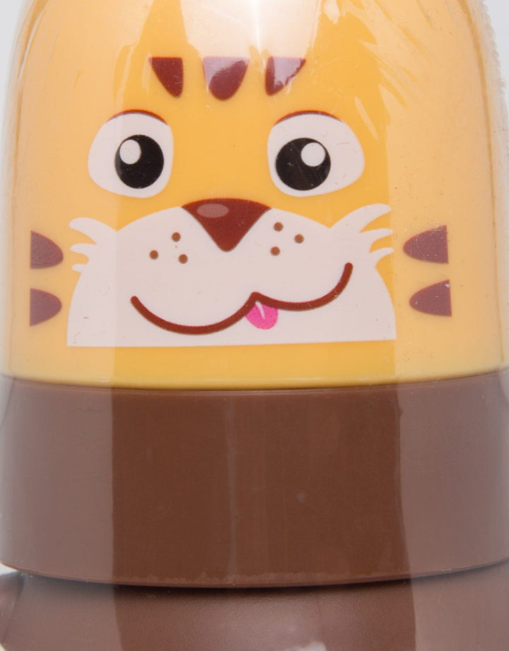 Pipiniko Animal Milk Bottle Cap W Handle 500 ML Tiger Yellow