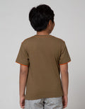 Little M Short Sleeve T-Shirt Dino Pocket Application