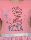Disney Dress Lengan Pendek Tulle Print Frozen