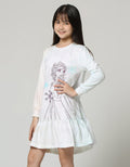 Disney Frozen Tie Dye Midi Dress Anak Perempuan