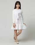 Disney Frozen Tie Dye Midi Dress Anak Perempuan