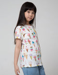 Aero Short Sleeve T-Shirt Top Ice Cream