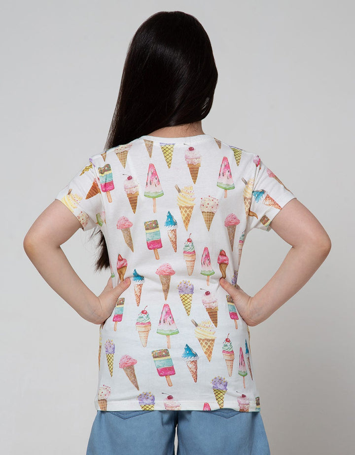 Aero Short Sleeve T-Shirt Top Ice Cream