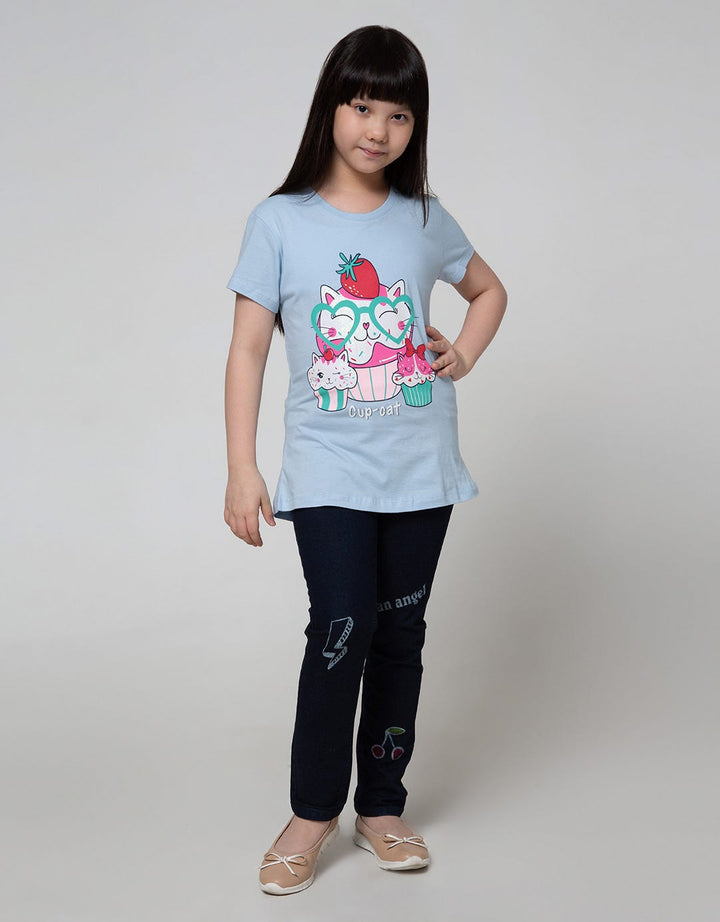 Aero Short Sleeve T-Shirt Top Cup Cat