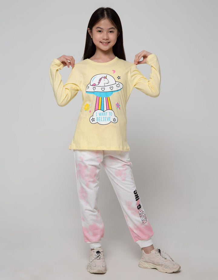 Aero Long Sleeve T-Shirt Top Ufo Unicorn