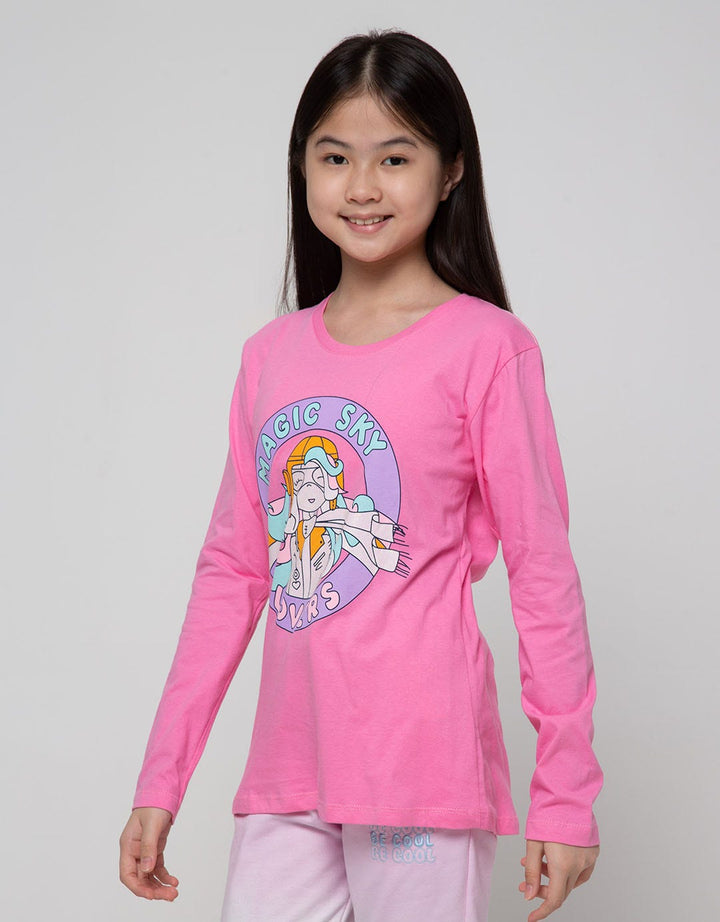 Aero Long Sleeve T-Shirt Top Magic Sky