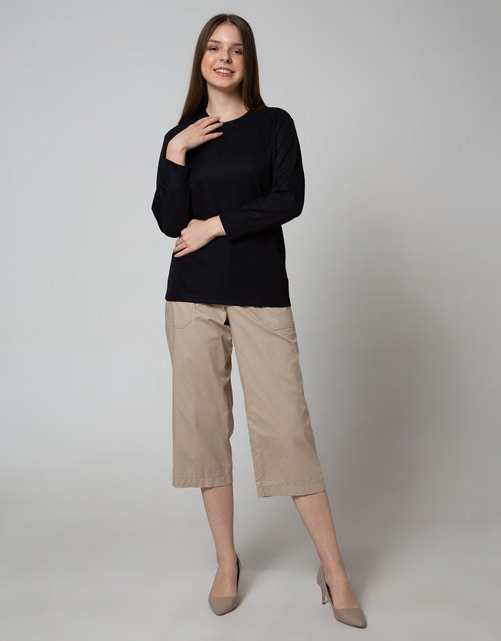 Connexion Long Sleeve T-Shirt Plain Textured