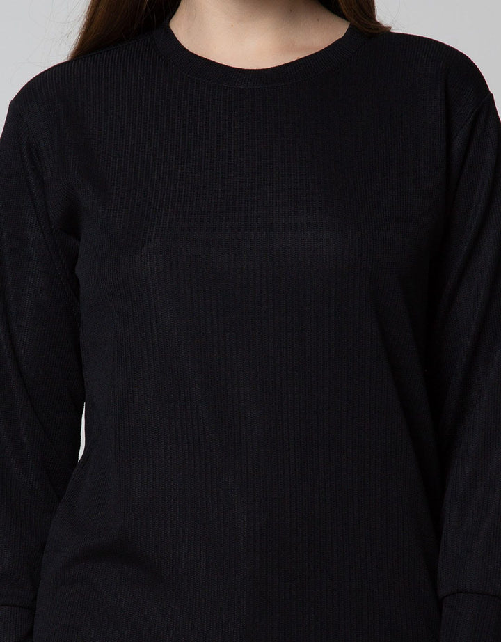Connexion Long Sleeve T-Shirt Plain Textured