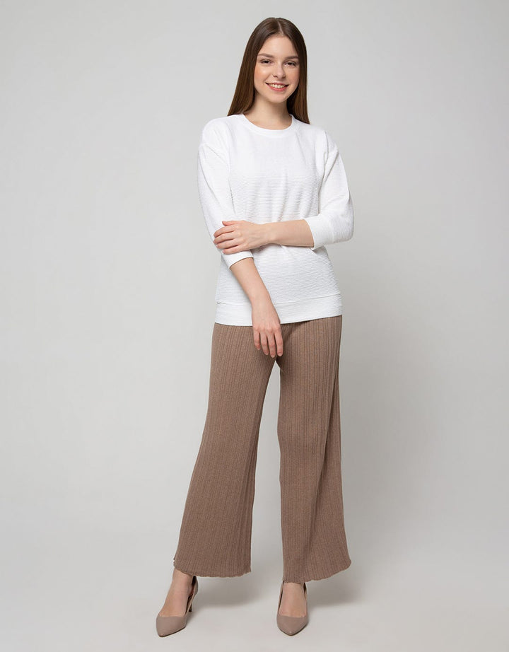 Connexion Tripe Plain Long Sleeve T-Shirt