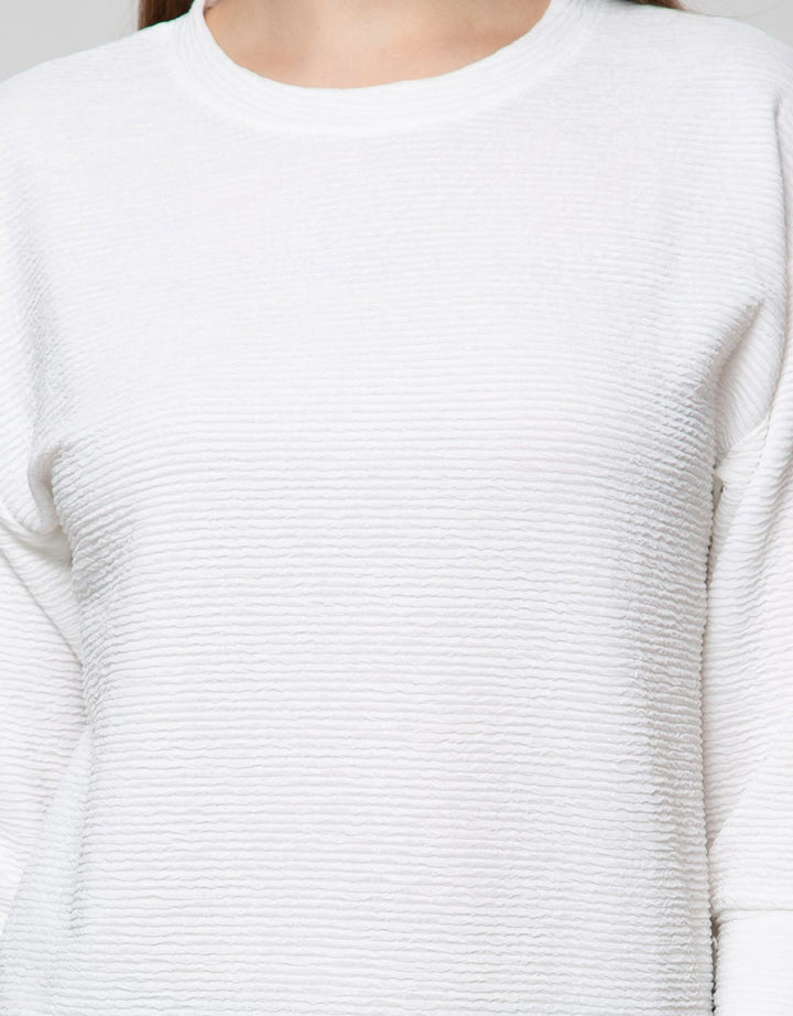 Connexion Tripe Plain Long Sleeve T-Shirt