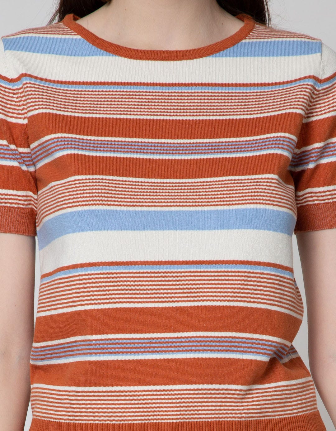 Connexion Short Sleeve T-Shirt Rajut Stripes