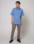 Cole Short Sleeve Shirt Texture Regular Pocket