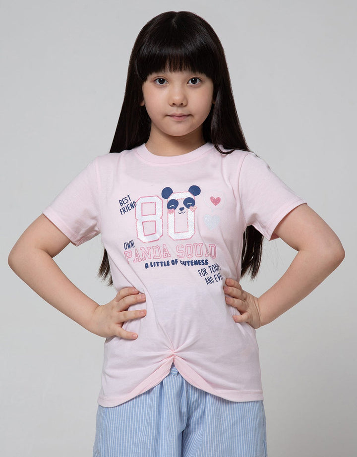 Aero Short Sleeve T-Shirt Top Knit Panda 90