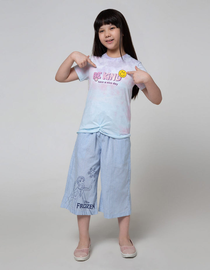 Aero Short Sleeve T-Shirt Top Knit Tie Dye Be
