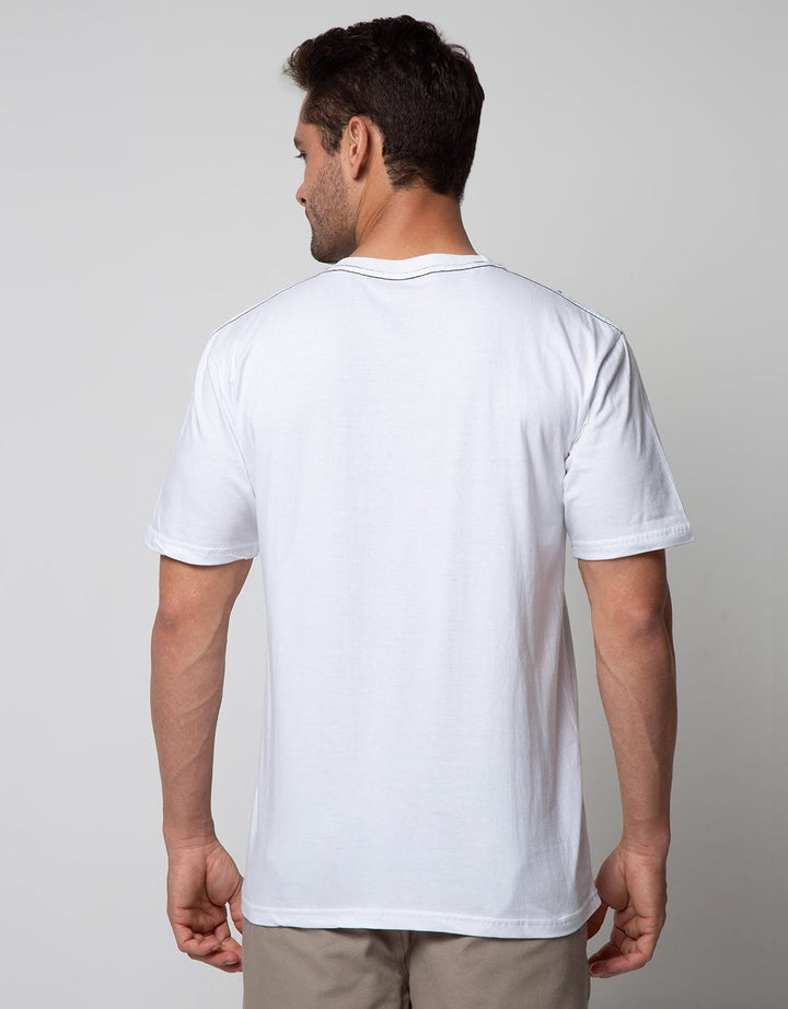 T Zone Short Sleeve T-Shirt Print Photoprint Monochrome Journey