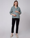 St. Yves Mom Long Pants Stretch Front Pocket