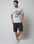 T Zone Short Sleeve T-Shirt Print Monochrome Memories