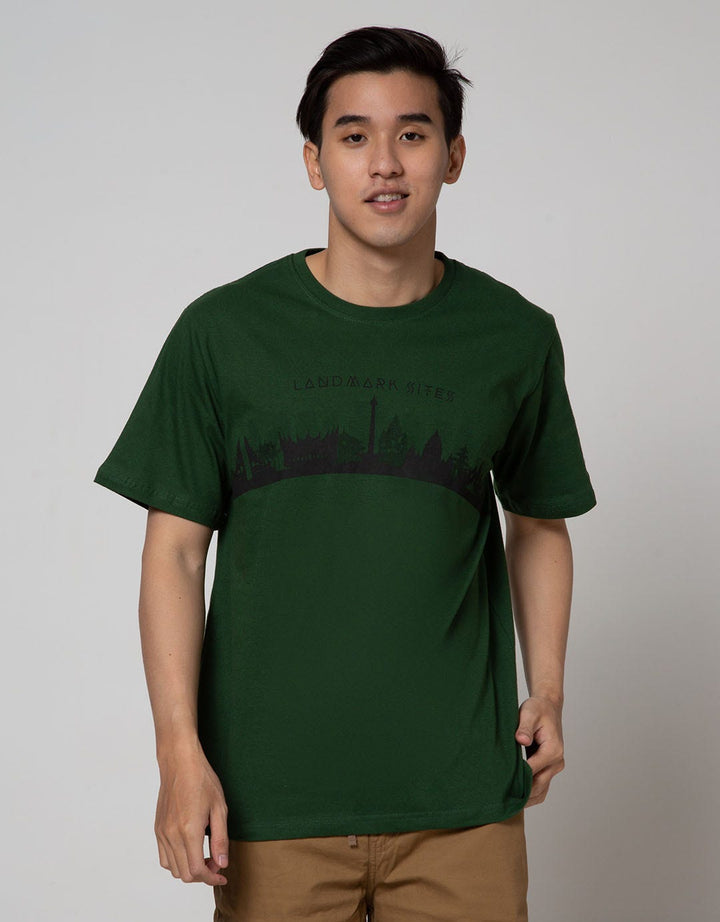T Zone Short Sleeve T-Shirt Print - Indonesia Coll Culture