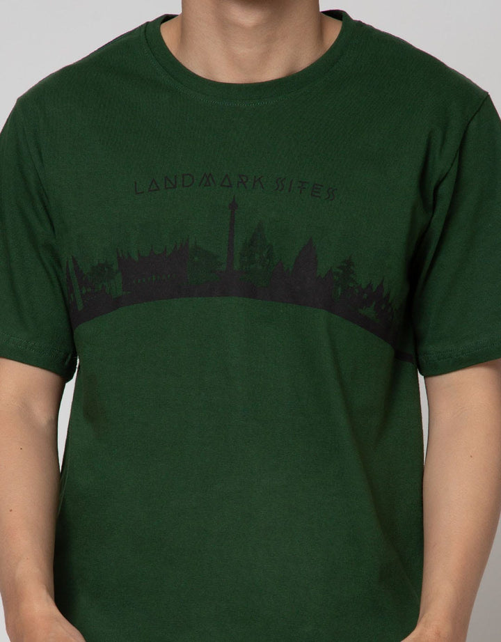 T Zone Short Sleeve T-Shirt Print - Indonesia Coll Culture
