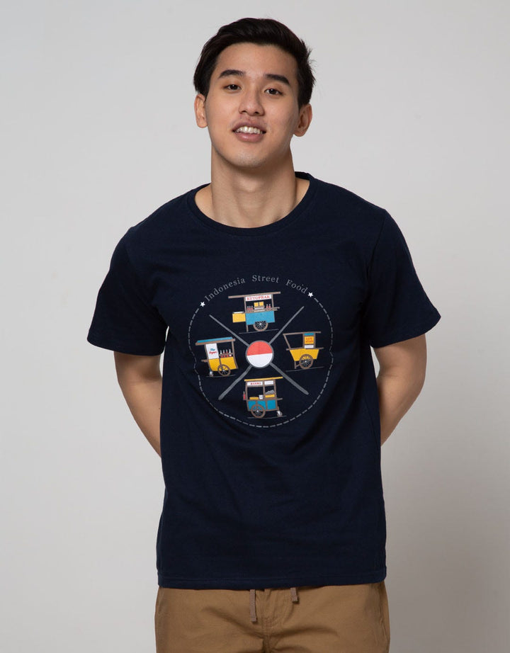 T Zone Short Sleeve T-Shirt Print - Indonesia Coll Culture
