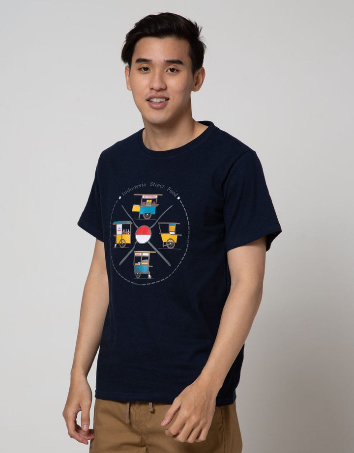 T Zone Short Sleeve T-Shirt Print - Indonesia Coll Culture