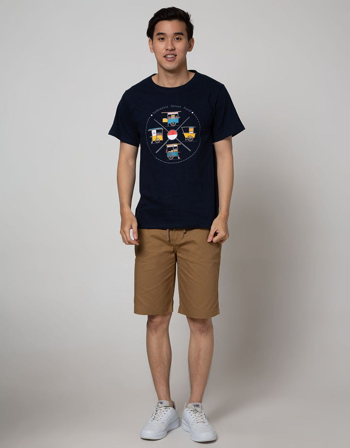 T Zone Short Sleeve T-Shirt Print - Indonesia Coll Culture