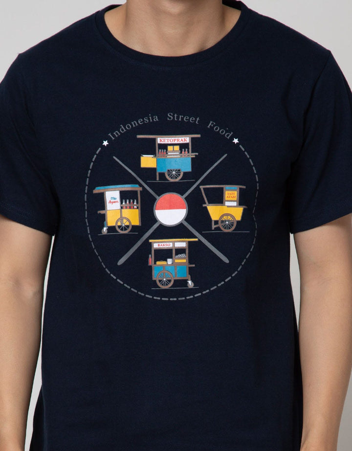 T Zone Short Sleeve T-Shirt Print - Indonesia Coll Culture