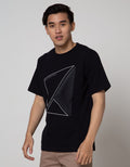 T Zone Short Sleeve T-Shirt Print Theme Geometric - Universal
