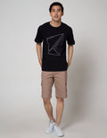 T Zone Short Sleeve T-Shirt Print Theme Geometric - Universal