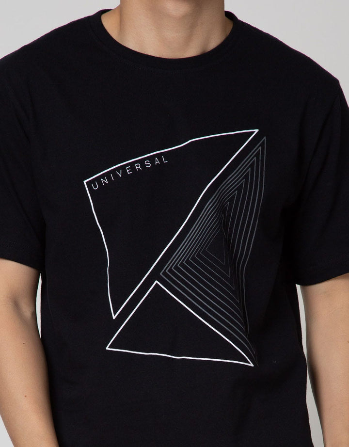 T Zone Short Sleeve T-Shirt Print Theme Geometric - Universal