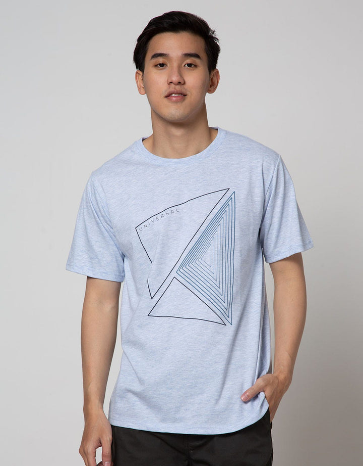 T Zone Short Sleeve T-Shirt Print Theme Geometric - Universal