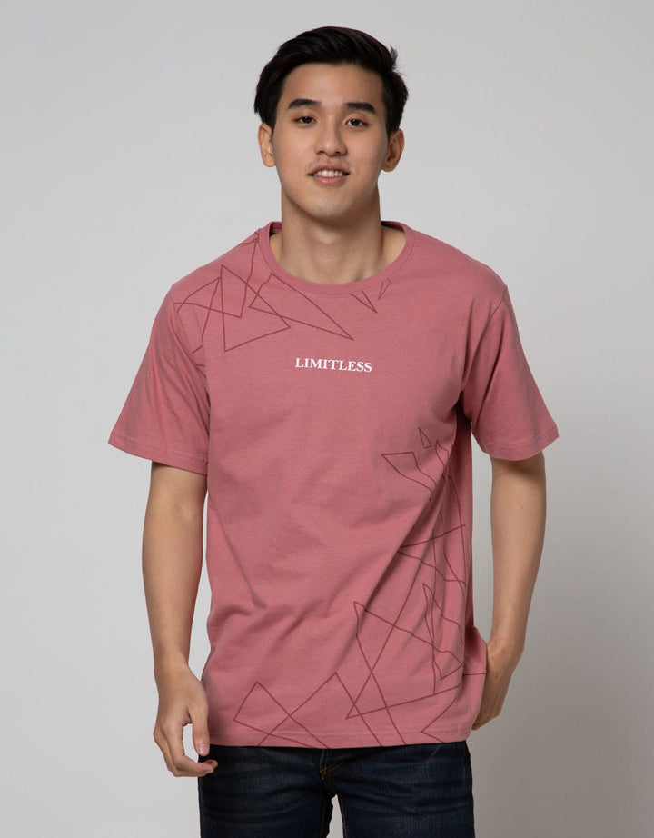 T Zone Short Sleeve T-Shirt Print Theme Geometric Limitle2