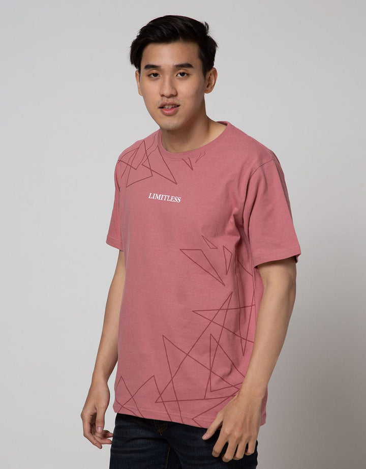 T Zone Short Sleeve T-Shirt Print Theme Geometric Limitle2