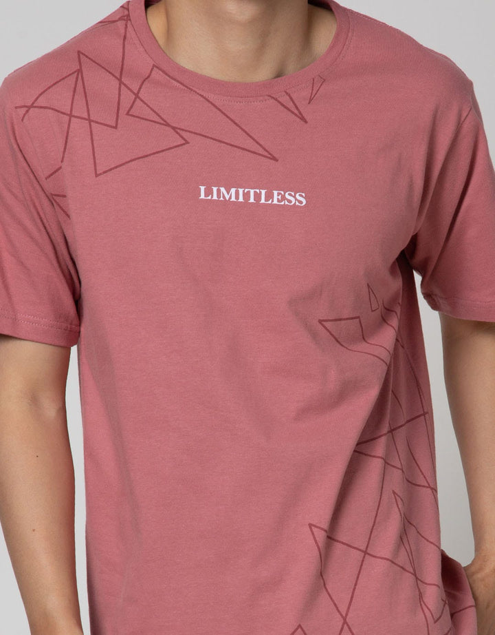 T Zone Short Sleeve T-Shirt Print Theme Geometric Limitle2