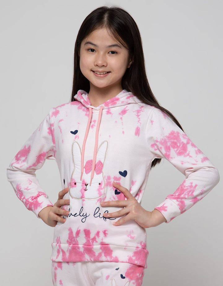 Aero Sweatshirt Hoodie Tie Dye Rabbit